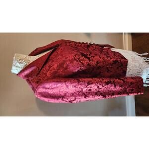 Flawless Vintage J. Peterman silk red blazer jacket 8